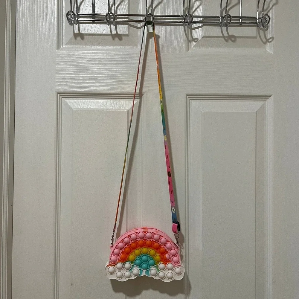 Rainbow Girl Gift Set - Pop-It Purse (Sensory)‎ + My Little Pony Rainbow Dash